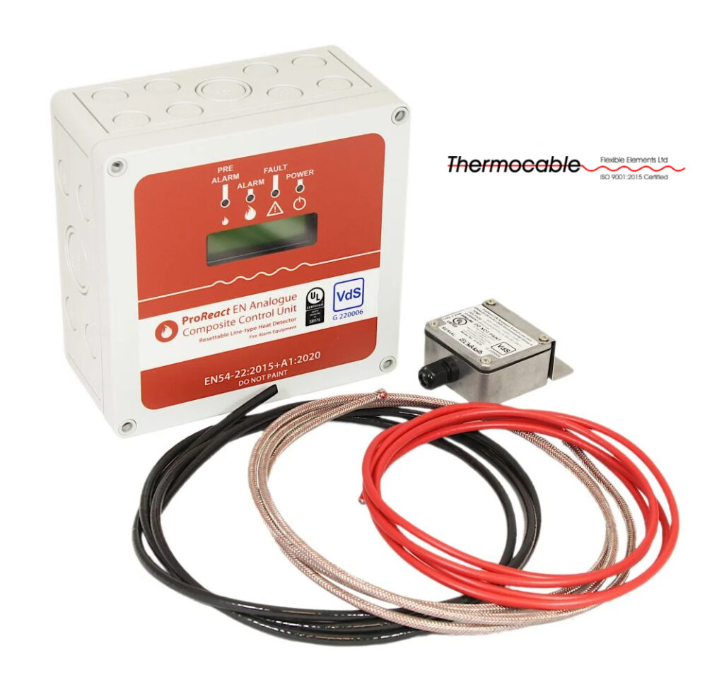 Лінійний тепловий пожежний сповіщувач  ProReact EN Analogue. Продукція компанії Thermocable